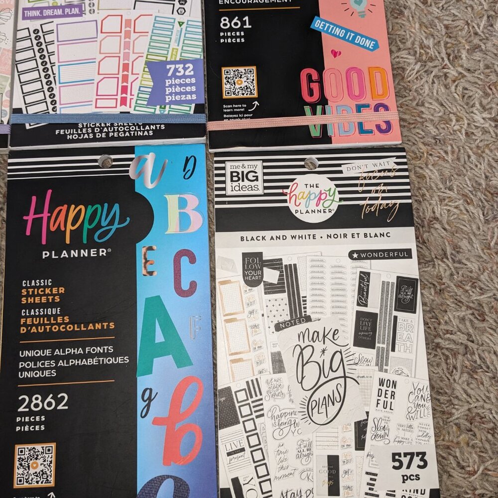The Happy Planner Sticker Books - Set of 9 (New & Used) - Picture 5 of 11